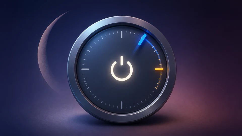 Automatic Shutdown PC 예약 종료 일러스트