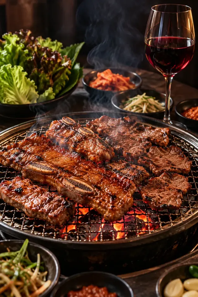 B안 페어링 장면: 바비큐 · 구이