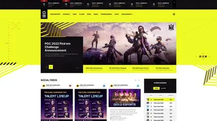 PUBG Esports - UX/UI 리뷰 | The Blue Canvas