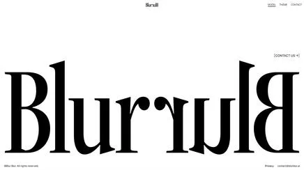 Blur Blur - 브랜드/콘텐츠 플랫폼 UX/UI 리뷰 | 더블루캔버스