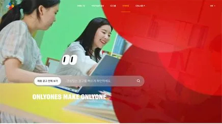 CJ채용 - UX/UI Review | The Blue Canvas