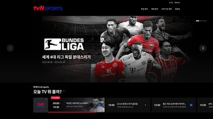 CJENM tvN Sports PC - UX/UI Review