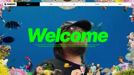 Artist Samson - UX/UI Review | The Blue Canvas
