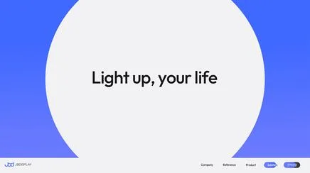제이비디스플레이 - UX/UI Review | The Blue Canvas