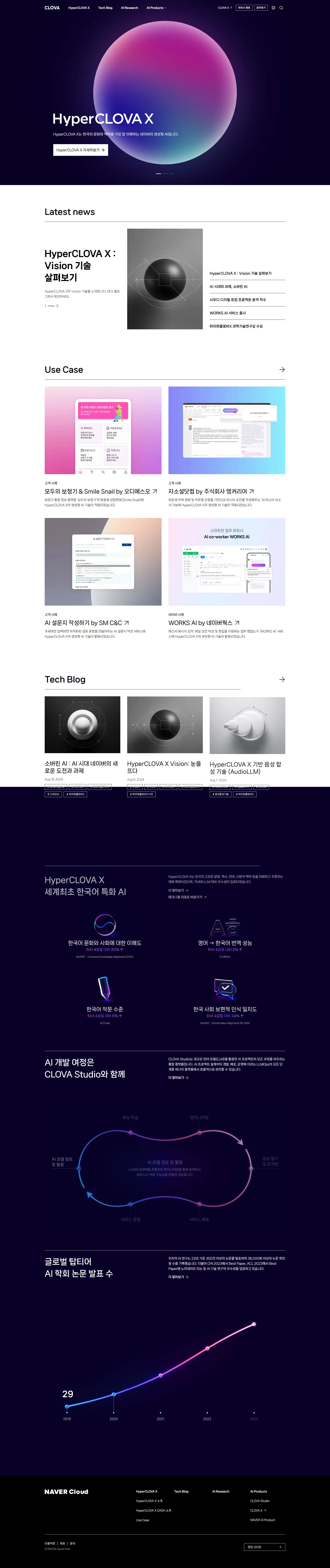 클로바 웹사이트 대표 이미지
