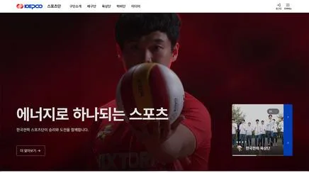 한국전력공사 스포츠단 - UX/UI Review