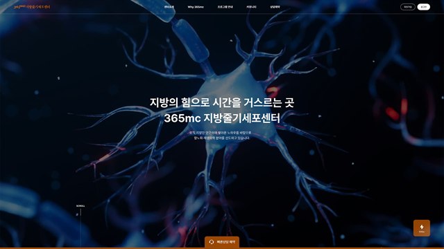 365mc 지방줄기세포센터 - 의료 서비스 UX/UI 리뷰 | The Blue Canvas