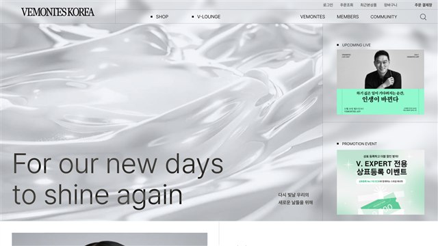 Vemontes Korea - UX/UI 리뷰 | The Blue Canvas