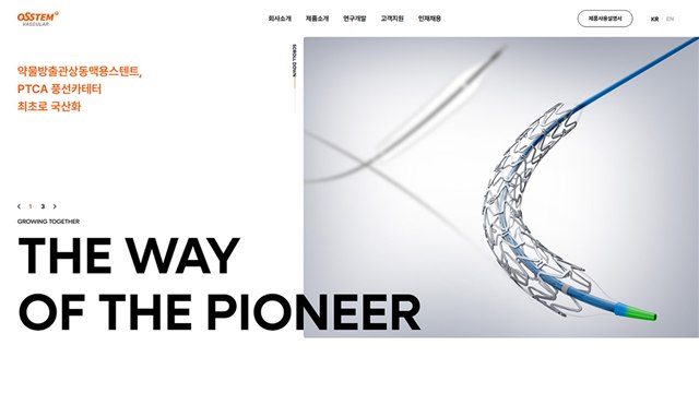 오스템바스큘라 - UX/UI 리뷰 | The Blue Canvas