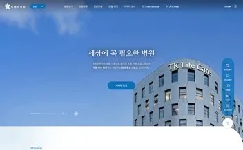 티케이 병원 - UX/UI 리뷰 | The Blue Canvas