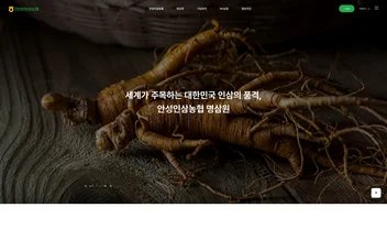 안성인삼농협 명삼원 - UX/UI 리뷰 | The Blue Canvas