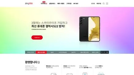 스카이라이프 - UX/UI 리뷰 | The Blue Canvas