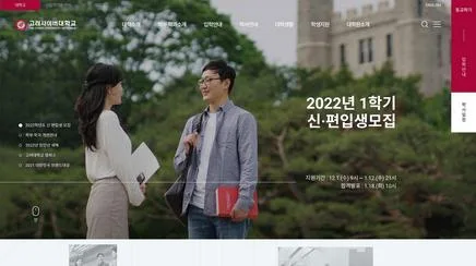 고려사이버대학교 - UX/UI 리뷰 | The Blue Canvas