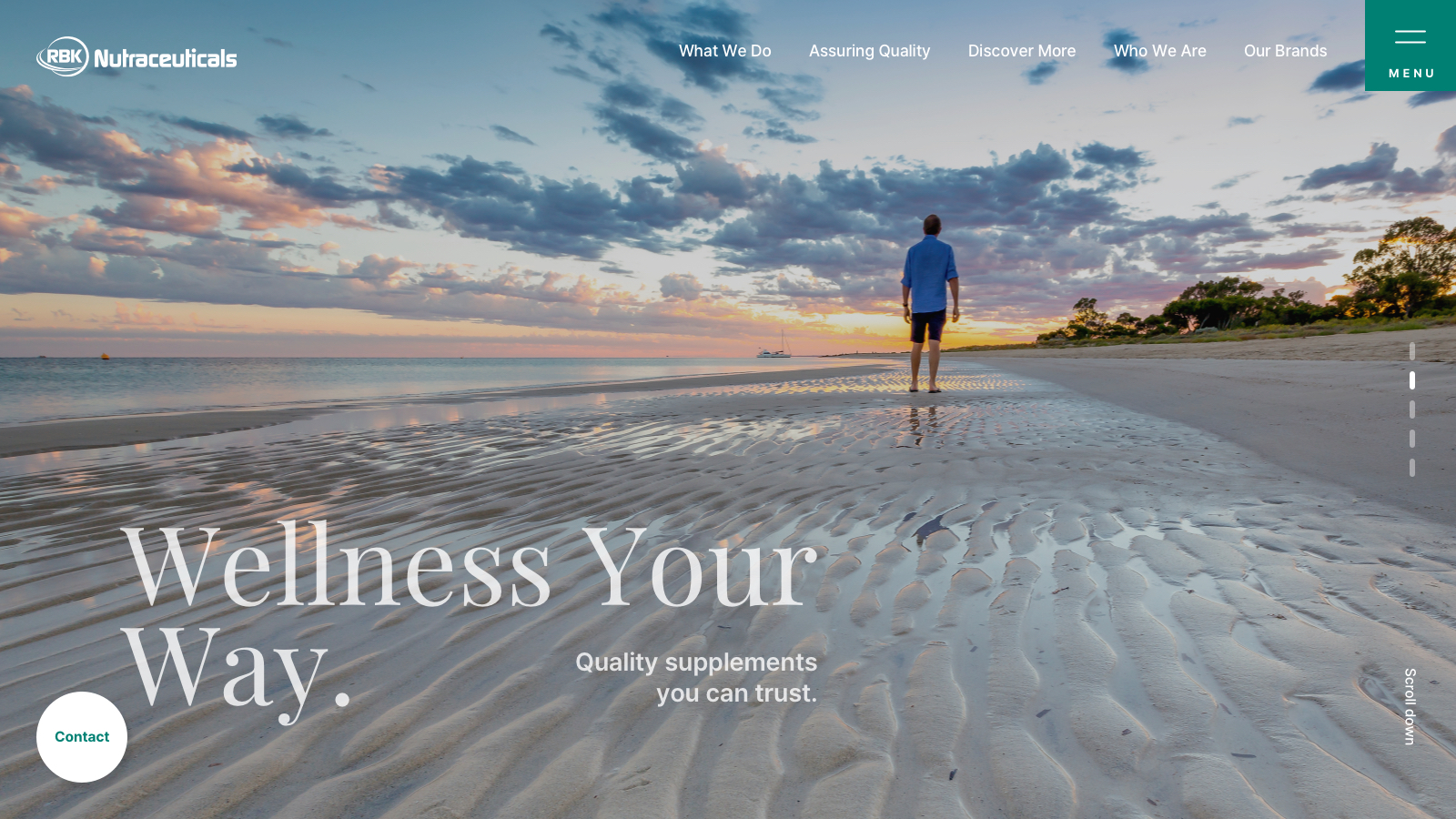 RBK 웹사이트 대표 비주얼 스크린샷