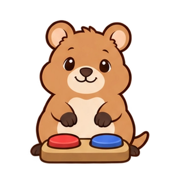 볼빵쿼카 움직이는 스티커 — 리듬톡톡