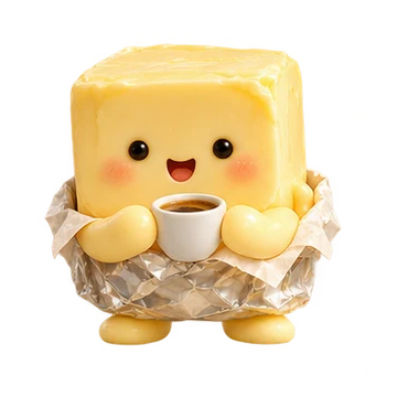 버터 컵 한 모금