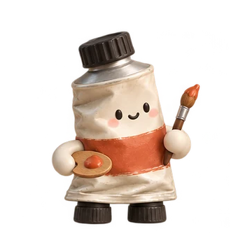 물감 팔레트 뿌듯