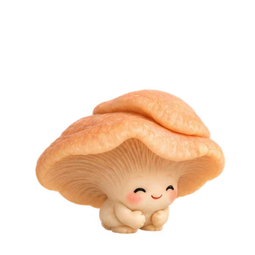 버섯 움직이는 스티커 — 새싹 같은 응원