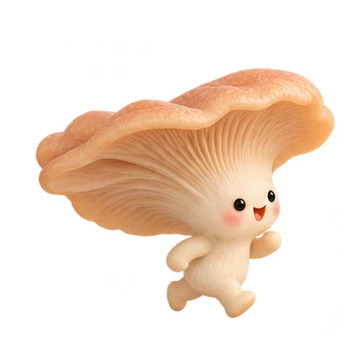 버섯 움직이는 스티커 — 서두르는 걸음