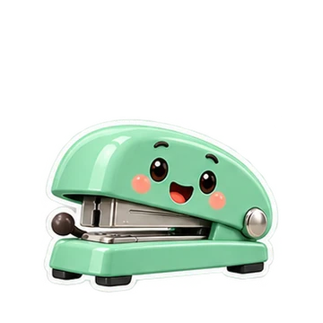 스테이플러 민트 인사 스티커