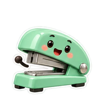 스테이플러 움직이는 스티커 — 포근한 팔