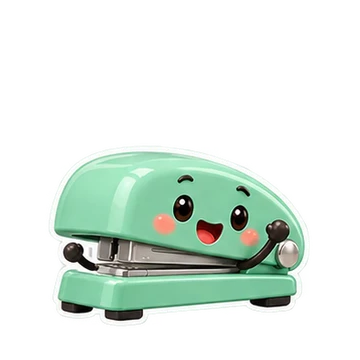 스테이플러 움직이는 스티커 — 깜짝 들림