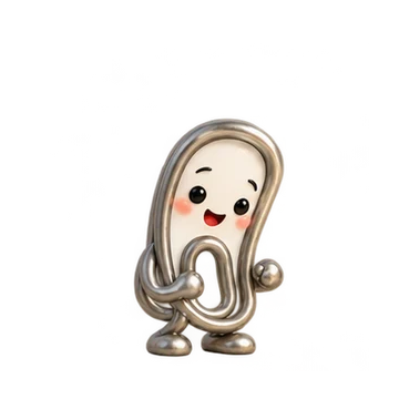 클립 움직이는 스티커 — 기쁨 폴짝