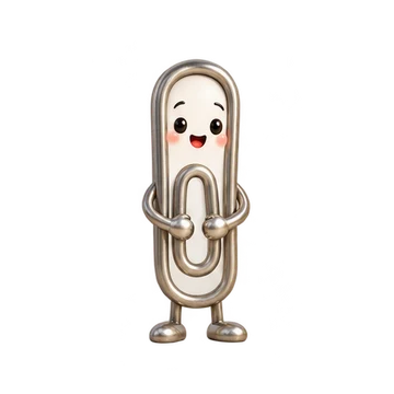 클립 움직이는 스티커 — 고마운 꾸벅
