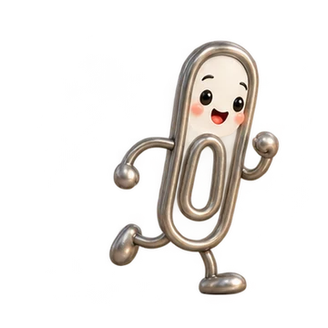 클립 움직이는 스티커 — 바삐 달리기